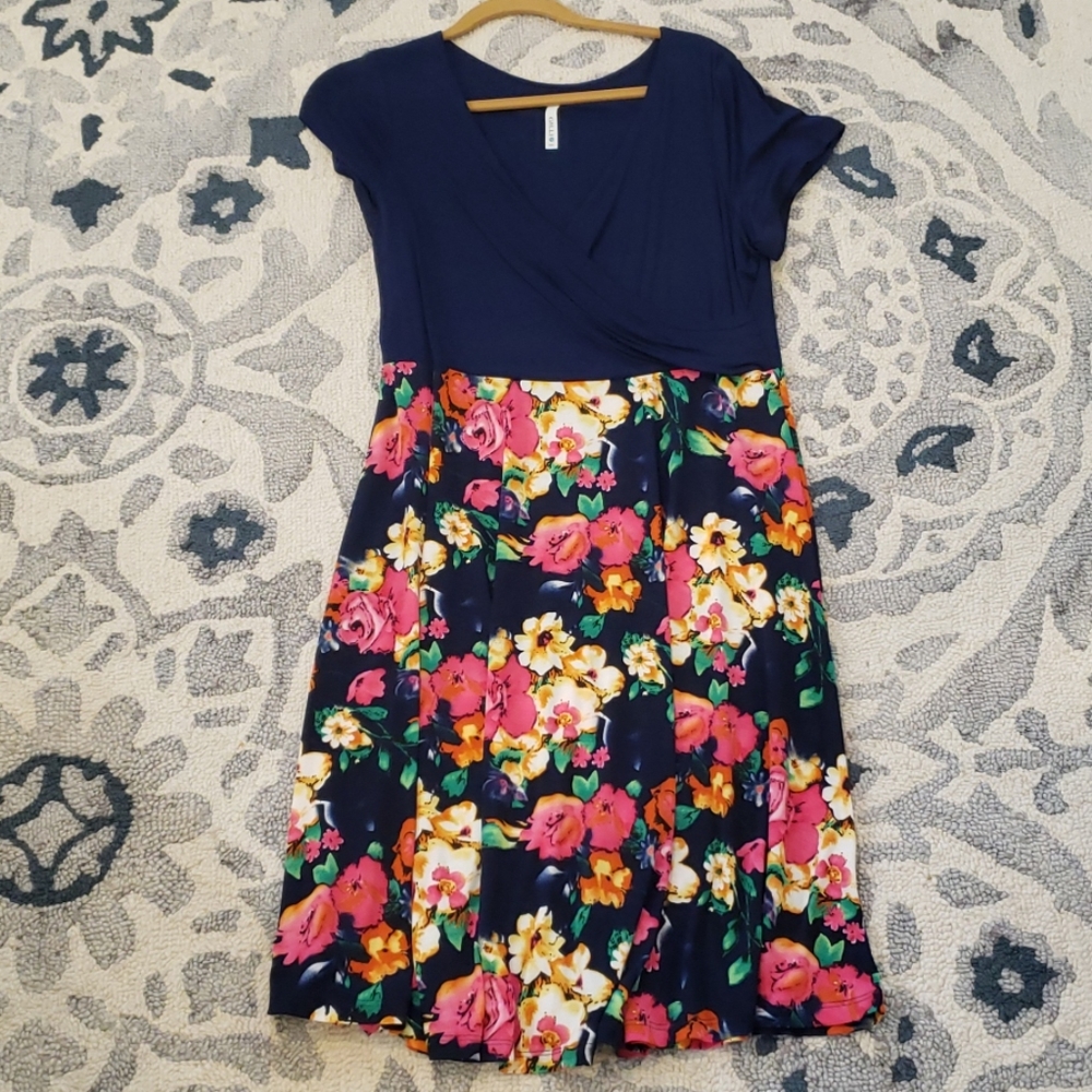 Modcloth Gilli Wrap style dress XL